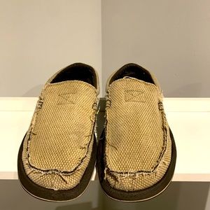 Sanuk Chiba Sidewalk Surfer Slip-On Shoe SMF1047 Color /Tan Brown Size Men's 8